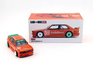 Samochody i pojazdy dla dzieci - MINI GT Kaido House 177 BMW M3 E30 Kaidohaus V1 Orange MINIGT KHMG177 - miniaturka - grafika 1
