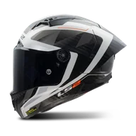 Kaski motocyklowe - Kask Integralny LS2 FF805 Thunder Złamany Biały/SzaryL - miniaturka - grafika 1
