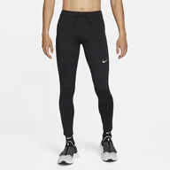 Spodnie sportowe damskie - Nike Dri-FIT Essential Czarny L - miniaturka - grafika 1