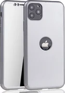 Etui i futerały do telefonów - Etui na telefon komórkowy Etui ochronne 360 stopni Osłona ekranu Zderzak Apple Samsung Huawei, Do telefonu komórkowego: Apple iPhone 11 Pro, Kolor: Srebrny - miniaturka - grafika 1