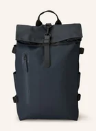 Torby na laptopy - Rains Plecak Rolltop Large Z Przegrodą Na Laptop blau - miniaturka - grafika 1