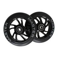 Akcesoria do skatingu - Kółka Do Hulajnogi Z Łożyskami Stunt Master 110 Mm Black - miniaturka - grafika 1