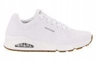 Buty sportowe męskie - Buty męskie Skechers Uno Stand On Air 52458-WHT 42 niskie - miniaturka - grafika 1