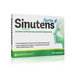 Sinutens Forte, 60 tabletek, ALG Pharma 3505121 - Przeziębienie i grypa - miniaturka - grafika 1