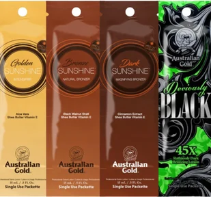 Australian Gold Zestaw Saszetek Do Opalania x4szt - Balsamy i kremy do opalania - miniaturka - grafika 1