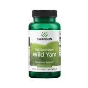 Suplementy naturalne - SWANSON Wild Yam Root (Dziki Pochrzyn) 400 mg - 60 kapsułek - miniaturka - grafika 1