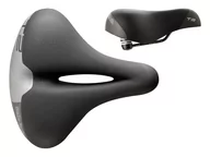 Siodełka rowerowe i akcesoria - Selle Italia Italia Siodło ITALIA TOURING T 2 FLOW S id match L2 Fec Alloy 7x9 soft-tek czarne NEW 309596-uniw - miniaturka - grafika 1