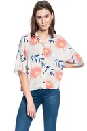 Koszule damskie - DAMSKA KOSZULA MATERIAŁOWA LEE FLORAL RESORT SHIRT ECRU L46DDWNQ 112110884 - Lee - miniaturka - grafika 1