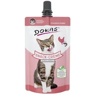 Przysmaki dla kotów - DOKAS - krem w tubce kurczak krewetki 90g - miniaturka - grafika 1