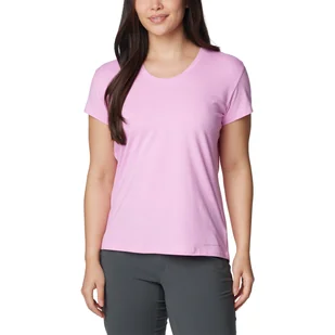 Koszulka damska Columbia Sun Trek Short Sleeve Tee cosmos heather - XS - Koszulki i topy damskie - miniaturka - grafika 1