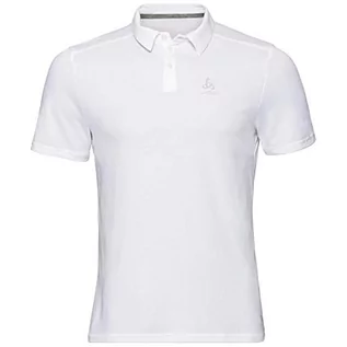 Koszulki męskie - Odlo F-Dry koszulka polo męska, biały, s - grafika 1