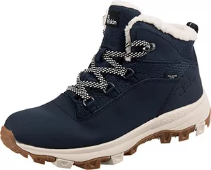 Jack Wolfskin Damskie buty typu sneaker Everquest Texapore Mid W, Dark Blue Off White, 37 EU - Moda i Uroda OUTLET - miniaturka - grafika 1