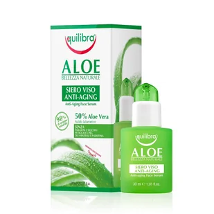 EQUILIBRA ALOESOWE PRZECIWSTARZENIOWE SERUM DO TWARZY Z KWASEM HIALURONOWYM 30ML EQ339 - Serum do włosów - miniaturka - grafika 5