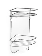 Półki łazienkowe - Półka druciana do łazienki na ścia��ę rogowa 047 - miniaturka - grafika 1