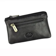 Etui na klucze - Etui skórzane na klucze EL FORREST 6030-29 Czarny - miniaturka - grafika 1