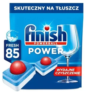 Tabletki Kapsułki Do Zmywarki Finish Power All In 1 Power Ball 85 Sztuk - Akcesoria i części do zmywarek - miniaturka - grafika 1