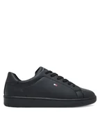 Buty dla chłopców - Tommy Hilfiger Sneakersy Low Cut Lace-Up T3X9-34073-1355 Czarny - miniaturka - grafika 1