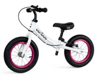 Rowerki biegowe - Rowerek biegowy, Adventure, White/Pink - miniaturka - grafika 1