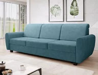 Narożniki - Nowoczesna sofa Milo rozkładana w kolorze turkusu. - miniaturka - grafika 1