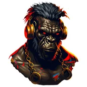 Pasmanteria - Naprasowanka Cyberpunk, Zwierzęta 1 Modna - miniaturka - grafika 1