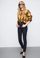 Spodnie damskie - Stradivarius D07 Jeansy skinny regular waist WYBLAKŁY DENIM 40 - miniaturka - grafika 1