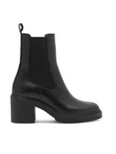 Botki damskie - Gino Rossi Sztyblety FERGIE 2784440PE Czarny - miniaturka - grafika 1