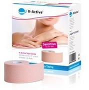 Akcesoria do rehabilitacji - Kinesiology Tape Gentle kinesiotaping K-Active (dla wrażliwej skóry) 5m - miniaturka - grafika 1