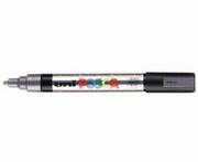 Kredki, ołówki, pastele i pisaki - Mitsubishi Marker Posca PC-5 m, srebro 176453000 - miniaturka - grafika 1