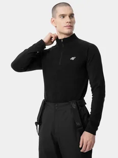 Bluza męska polarowa 4F 4FWAW23UFLEM046-20S Czarny - Bluzy męskie - miniaturka - grafika 1