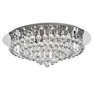Lampy sufitowe - Searchlight Lampa sufitowa Hanna chrom kryształowe kule 55cm - miniaturka - grafika 1