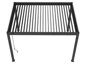 Garaże i wiaty - Pergoline Aluminiowe zadaszenie tarasowe Superior (Antracytowy, 3x4 m) - miniaturka - grafika 1