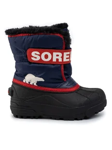 Sorel Śniegowce Childrens Snow Commander NC1960 Granatowy - Buty dla chłopców - miniaturka - grafika 1