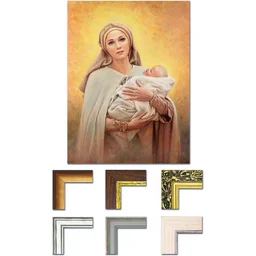 Obraz Matka Boża z Dzieciątkiem Jezus - Ikony i obrazy sakralne - miniaturka - grafika 1