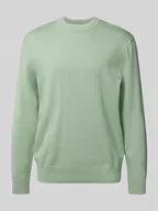 Swetry męskie - Sweter o kroju regular fit z dzianiny z bawełny - miniaturka - grafika 1