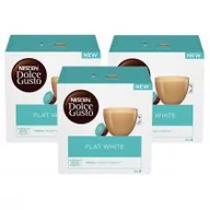 Kawa w kapsułkach i saszetkach - Nescafe Dolce Gusto Flat White Mleko i kawa w kapsułkach Zestaw 48 x 11,7 g - miniaturka - grafika 1