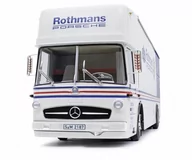 Samochody i pojazdy dla dzieci - Schuco Mercedes Benz O317  Race Car Transp 1:18 450032800 - miniaturka - grafika 1
