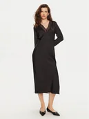 Sukienki - Calvin Klein Sukienka koktajlowa K20K207845 Czarny Regular Fit - miniaturka - grafika 1