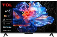 Telewizory - TCL 43P69K 43" 4K Ultra HD Smart TV Wi-Fi Czarny - miniaturka - grafika 1