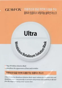 Glamfox Glamfox Ultra Wrinkleless Peptide Solution Mask Przeciwzmarszczkowa Peptydowa Maska W Płachcie Do Skóry Dojrzałej Ze Zmarszczkami 25g - Maseczki do twarzy - miniaturka - grafika 1