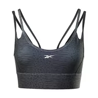 Biustonosze - Reebok Damski biustonosz sportowy, czarny, L - miniaturka - grafika 1