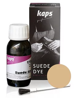 Środki do obuwia i ubrań - Kaps Farba do Zamszu Nubuku Weluru Suede Dye 12 kolorów 130-beż) CC46-63698 - grafika 1