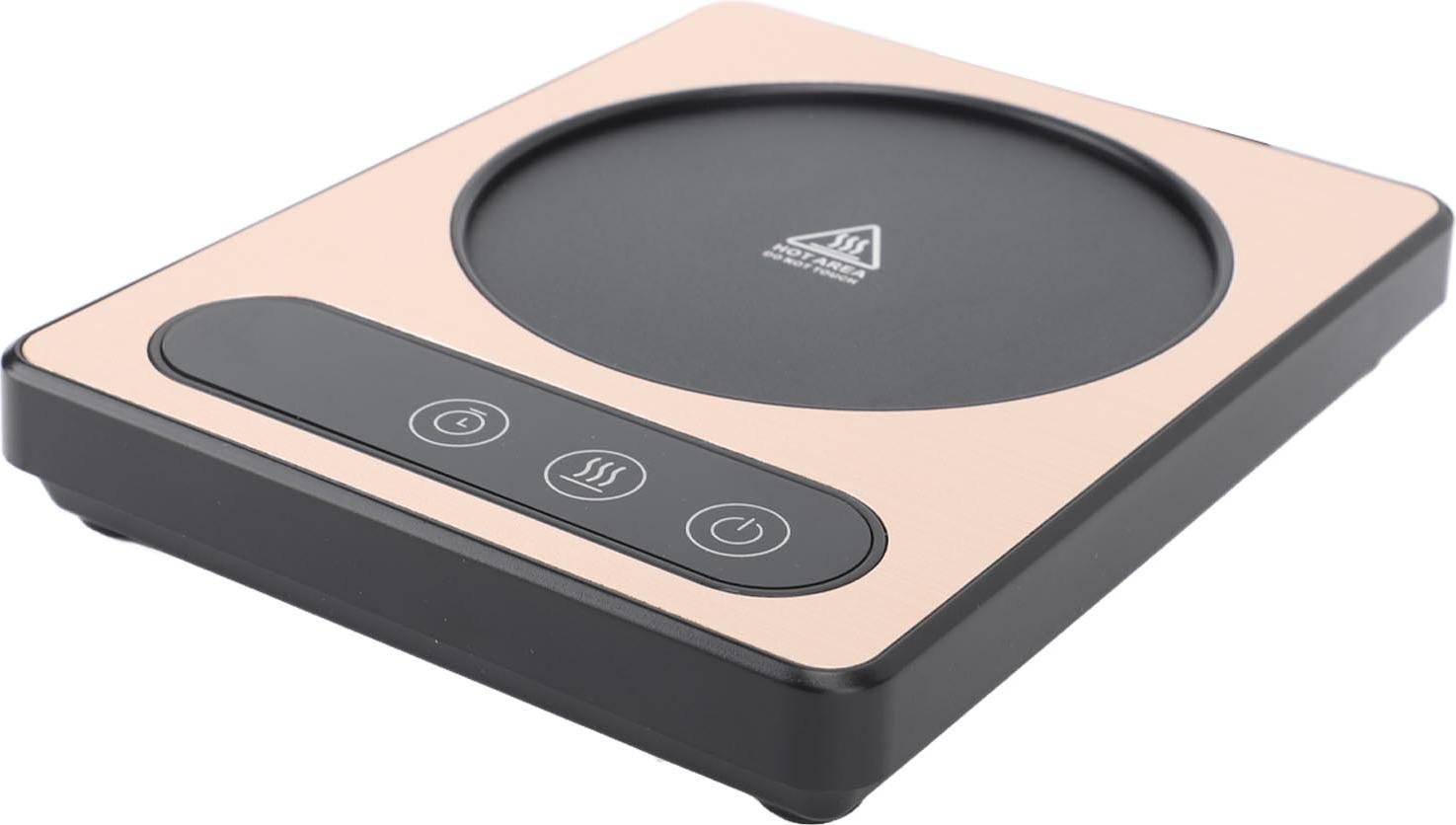 Podgrzewacz do filiżanek kawy 36W Sterowanie dotykowe 12h Inteligentny podgrzewacz do kubków do kawy Napój mleczny Herbata Gorąca czekolada Złota wtyczka UE 220V