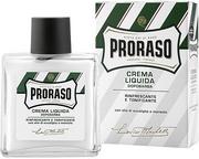 Balsamy po goleniu - PRORASO Kremowy balsam po goleniu bez alkoholu Linia zielona 100ml - miniaturka - grafika 1