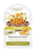 Maseczki do twarzy - Marion Fit & Fresh Pumpkin & Ginger Face Mask 9 g Maseczka do twarzy Dynia + Imbir - miniaturka - grafika 1