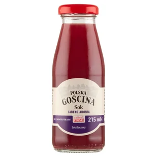 Polska gościna Sok jabłko aronia 215 ml - Soki i napoje niegazowane - miniaturka - grafika 1