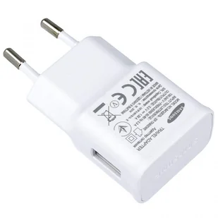 Samsung Ładowarka do telefonu Samsung EP-TA50EWE, oryginalna, bez kabla, biała, 1,55A - Ładowarki do telefonów - miniaturka - grafika 1
