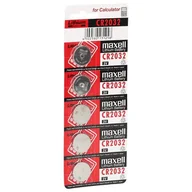 Baterie i akcesoria - 5x Bateria guzikowa płaska litowa MAXELL CR2032 3V - miniaturka - grafika 1