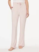 Spodnie sportowe damskie - Tommy Hilfiger Spodnie dresowe UW0UW05195 Różowy Relaxed Fit - miniaturka - grafika 1