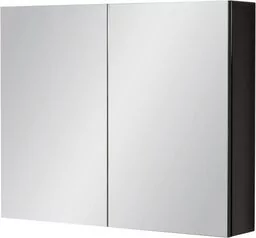 Szafka łazienkowa z lustrem czarna 80x65cm FOKUS - Szafki łazienkowe Szafka łazienkowa z lustrem czarna 80x65cm FOKUS - Szafki łazienkowe - miniaturka - grafika 1