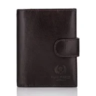 Portfele - Pakowny Portfel Męski Skórzany Rfid T-14-Br - miniaturka - grafika 1